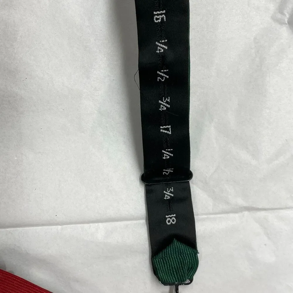 Tommy Hilfiger Bow Tie Holiday Christmas Dogs Basset Hound Green
